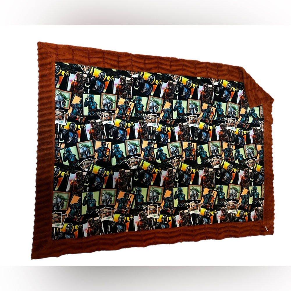Mandalorian Minky Blanket EUC